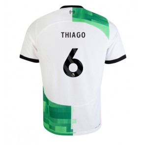 Liverpool Thiago Alcantara #6 Replika Udebanetrøje 2023-24 Kortærmet